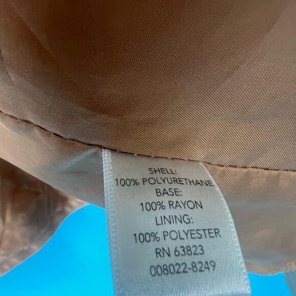 Christopher & Banks Tan Faux Leather Motorcycle Jacket XL - Picture 6 of 6